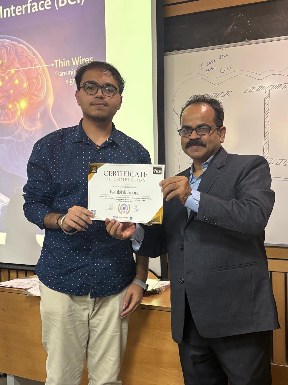 Workshop certificate